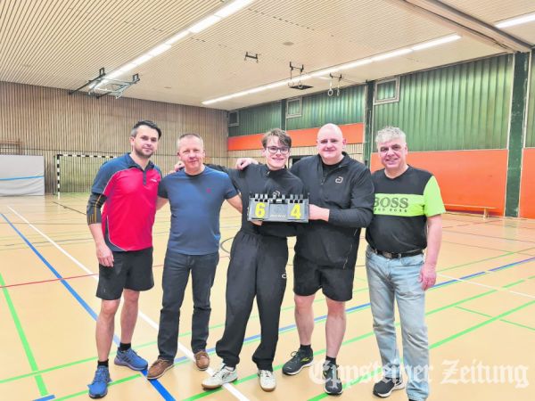 Die erste Mannschaft des BTTV nach dem Entscheidungsspiel um den Aufstieg in die Kreisliga. Foto: privat