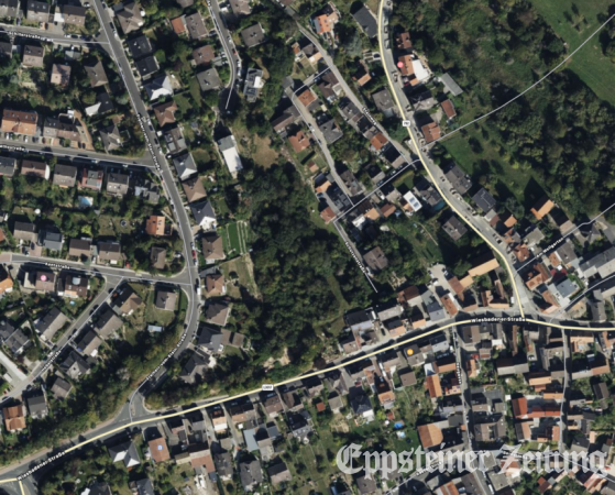 Das Gebiet Steinkaut in Bremthal.Luftaufnahme : EZ-Archiv