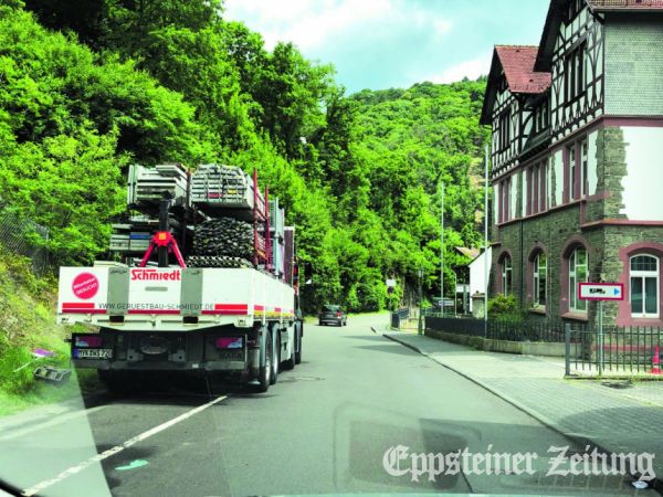 Das Gerüst auf der Burg wurde abtransportiert.Foto: Julia Palmert