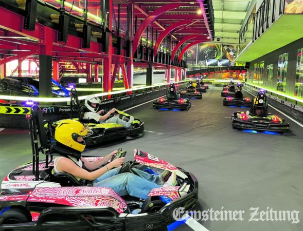 Flott unterwegs mit dem E-Kart.Foto: privat