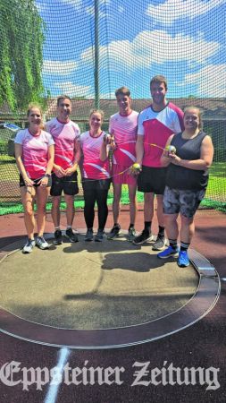 Die Athleten der TSG (v.l.): Nicole Pasker, Markus Manhold, Annika Nies El Kahlaoui, Karsten Steinfurth, Tim Steinfurth, Maria Antonia Speck.Foto: privat