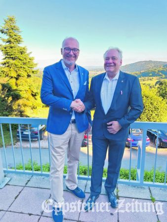 Der neue Präsident Markus Schmücker (li.) und der scheidende Präsident Karl-Wilhelm Mauer Foto: privat