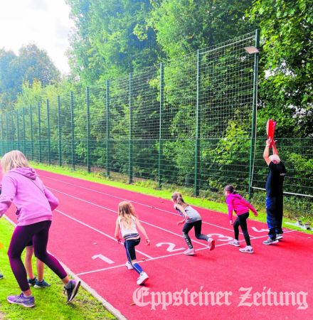 Start zum 50-Meter-Sprint.Foto: privat