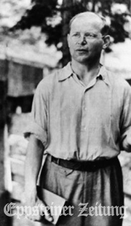 Titelbild zur Ausstellung über Leben und Wirken des Theologen und Widerstandskämpfers Dietrich Bonhoeffer.