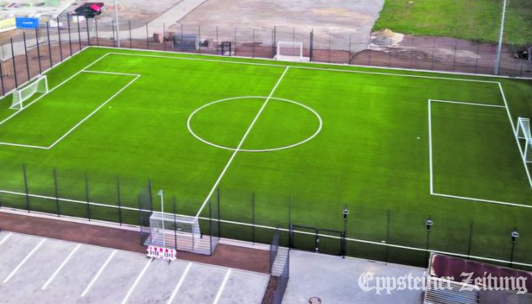 Der Kunstrasenplatz an der Embsmühle.
Foto: Jochen Haupt
