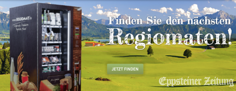 Im Regiomat können Produkte aus der Region rund um die Uhr gekauft werden.	Foto: www.regiomat.de