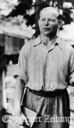 Titelbild zur Ausstellung über Leben und Wirken des Theologen und Widerstandskämpfers Dietrich Bonhoeffer.