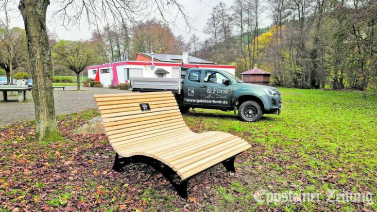 Neue Panoramaliege am Dattenbach.Foto: privat