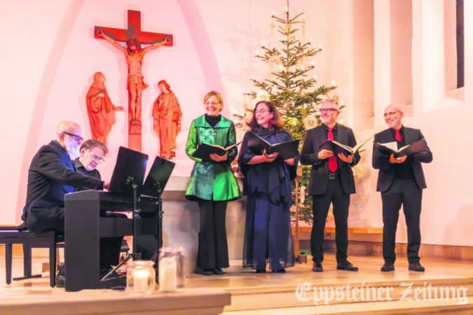 Neujahrskonzert mit dem Quartett Colcanto Frankfurt in Niederjosbach.Foto: Ulrich Häfner