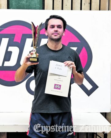 Nihad Malikic ist zum dritten Mal Vereinsmeister. Foto: privat