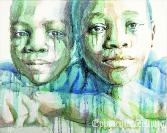 Eun-Joo Shin, Nairobi I, Öl auf Leinwand, 2010
            Foto: Stephan Morgenstern