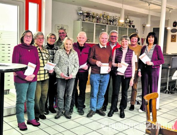 Feierstunde beim TuS zur Übergabe der Sportabzeichen 2025.Foto: privat