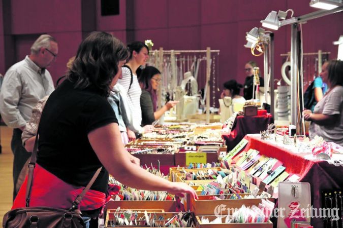Handarbeits- und Bastelmaterial in Hülle und Fülle gibt es beim Kreativmarkt in Hofheim.
Foto: VT-Veranstaltungen