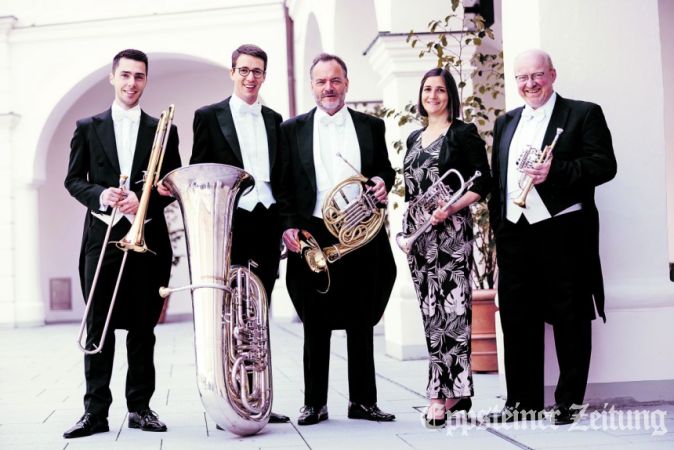 Harmonic Brass treten am 25. April in der Talkirche auf.Foto: tobiaseppfotografie.de