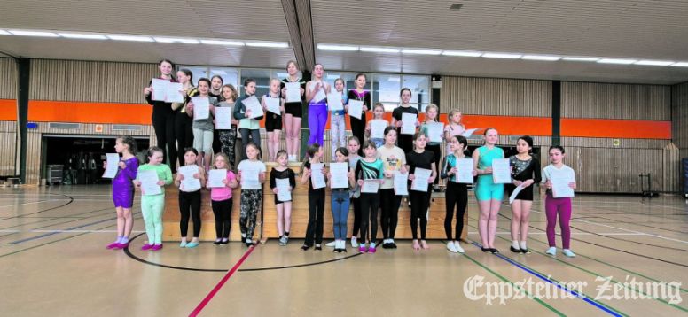 Urkunden und Medaillen gab es für die Turnerinnen des TuS Niederjosbach.Foto: privat