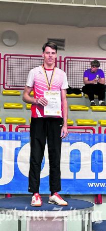 Karsten Steinfurth bei der Siegerehrung.
            Foto: privat