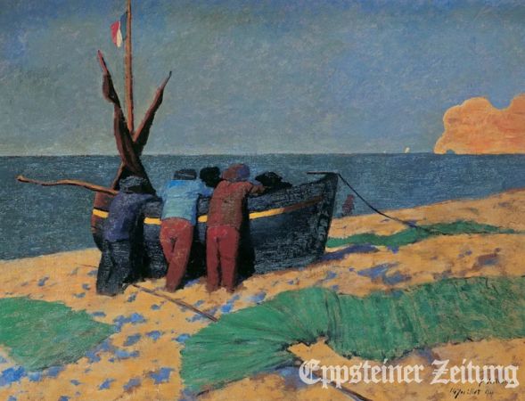 Monets Bilder von der Küste der Normandie werden im Städel gezeigt..Foto: Veranstalter