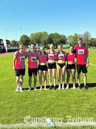 Auf dem Foto von links: Jannik Hickmann, Markus Pasker, Nicole Pasker, Ines Frank, Paula Vitze, Juna Torky und Ben Miller-Bergfriede.Foto: privat
