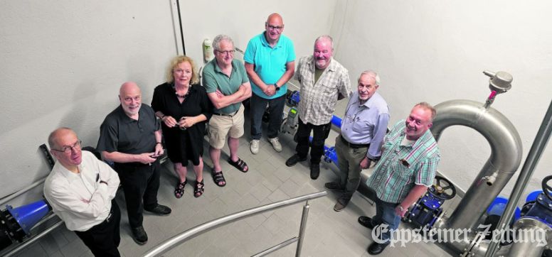 Der Eppsteiner Magisztrat besichtigt den Hochbehälter Heinzberg.
Foto: Stadt Eppstein