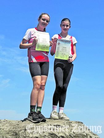 Ida (links) und Emma waren beim Feldberg-Sportfest erfolgreich. Foto: privat