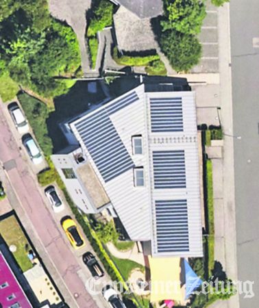 Die Kita Zwergenburg aus der Vogelperspek­tive.Foto: Stadt Eppstein