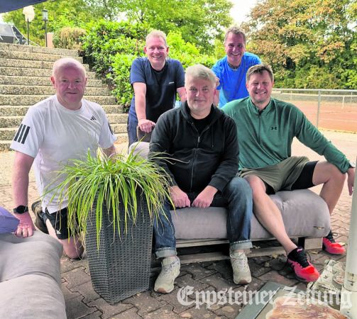 Herren 50-I (v. l.): Thomas Marschner, Andreas Pompe, Fabian Rhode, Sven Gewalt, Thomas Müller.Foto: privat