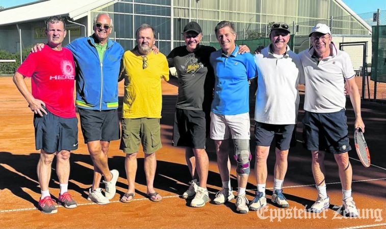 Herren-II (v. l.): Jens Thallmeier, Justo von Hein, Klaus Holstein, Frank Reber, Boris Mirow, Josef Herrmann, Hans Joachim Klöckers; es fehlt: Olaf Grünig.Foto: privat