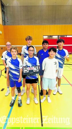Die Badminton Jugend U15.Foto: privat