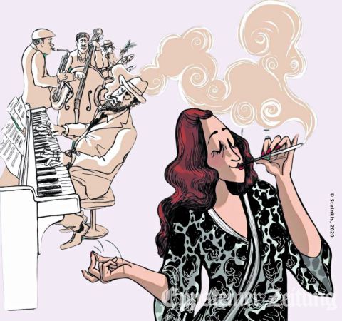 Ausschnitt aus dem Plakat zum Abend überJazz-Baroness Pannonica de Koenigswarter.
Bild: Veranstalter