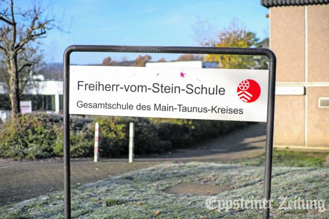Die Freiherr-vom-Stein-Schule in Eppstein.
            Foto: Jonas Schönian