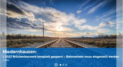 Marode Brücke in Niedernhausen legt Bahnverbindung lahm – Fahrplan ...